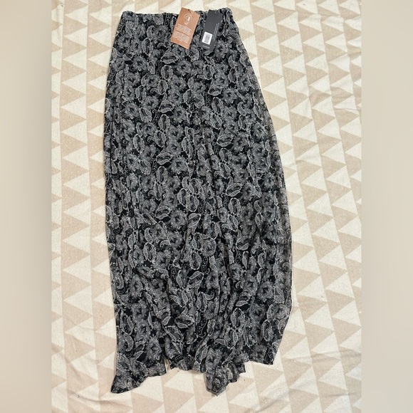 vero moda vmsmilla long skirt black/lise - Picture 2 of 3